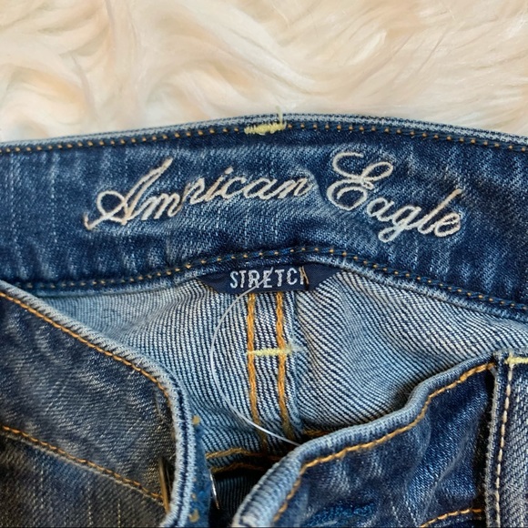 American Eagle Stretch Skinny Dark Wash Jeans 6 - Picture 6 of 9